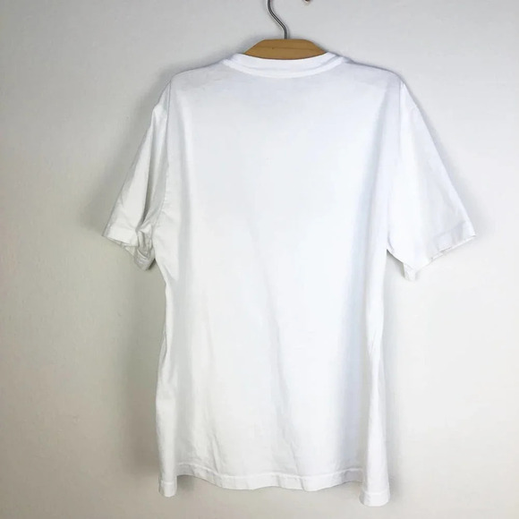 Vineyard Vines Shirt Men Medium White Spell Out Short Sleeve Casual Preppy * - Picture 3 of 4